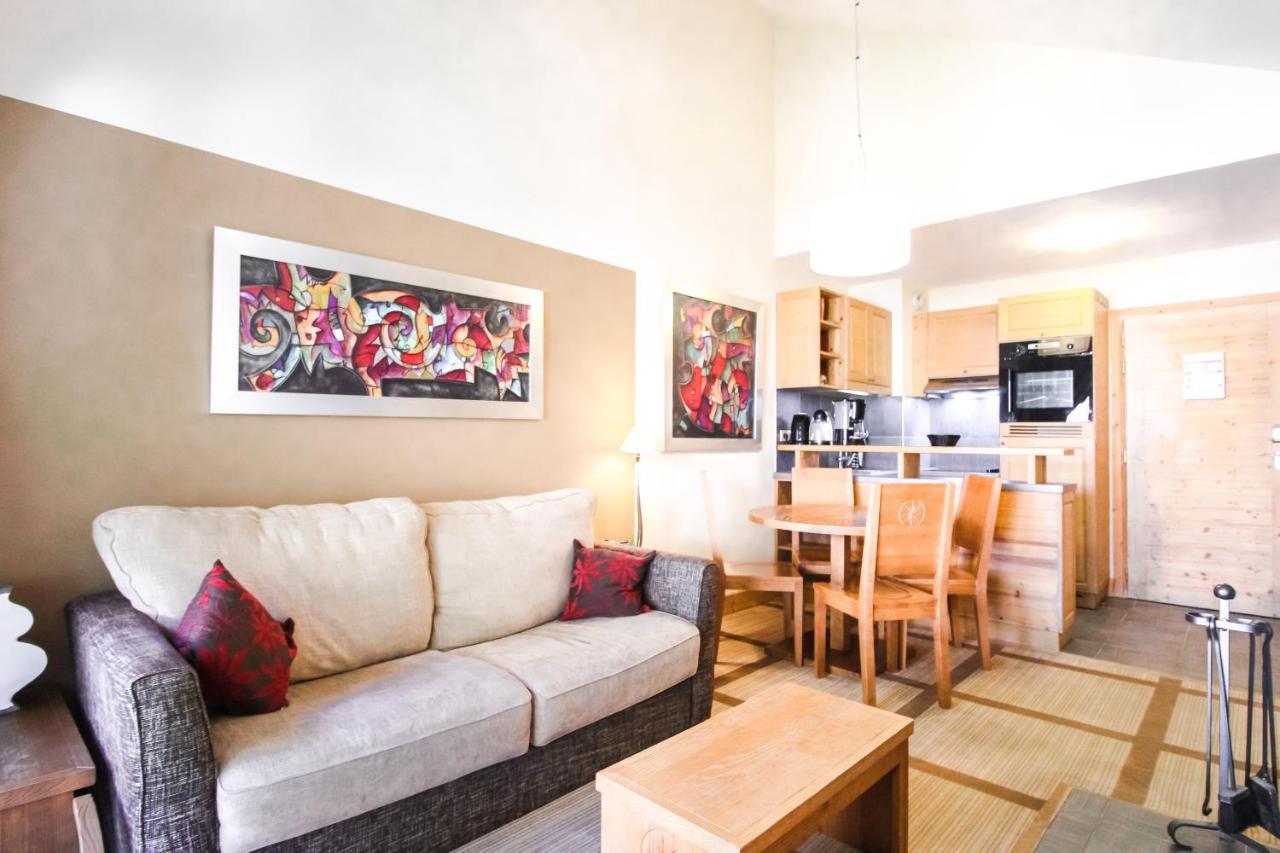 Les Terrasses D'Eos, 1-Bed Apartment With Fireplace, Ski In, Ski Out Flaine Buitenkant foto
