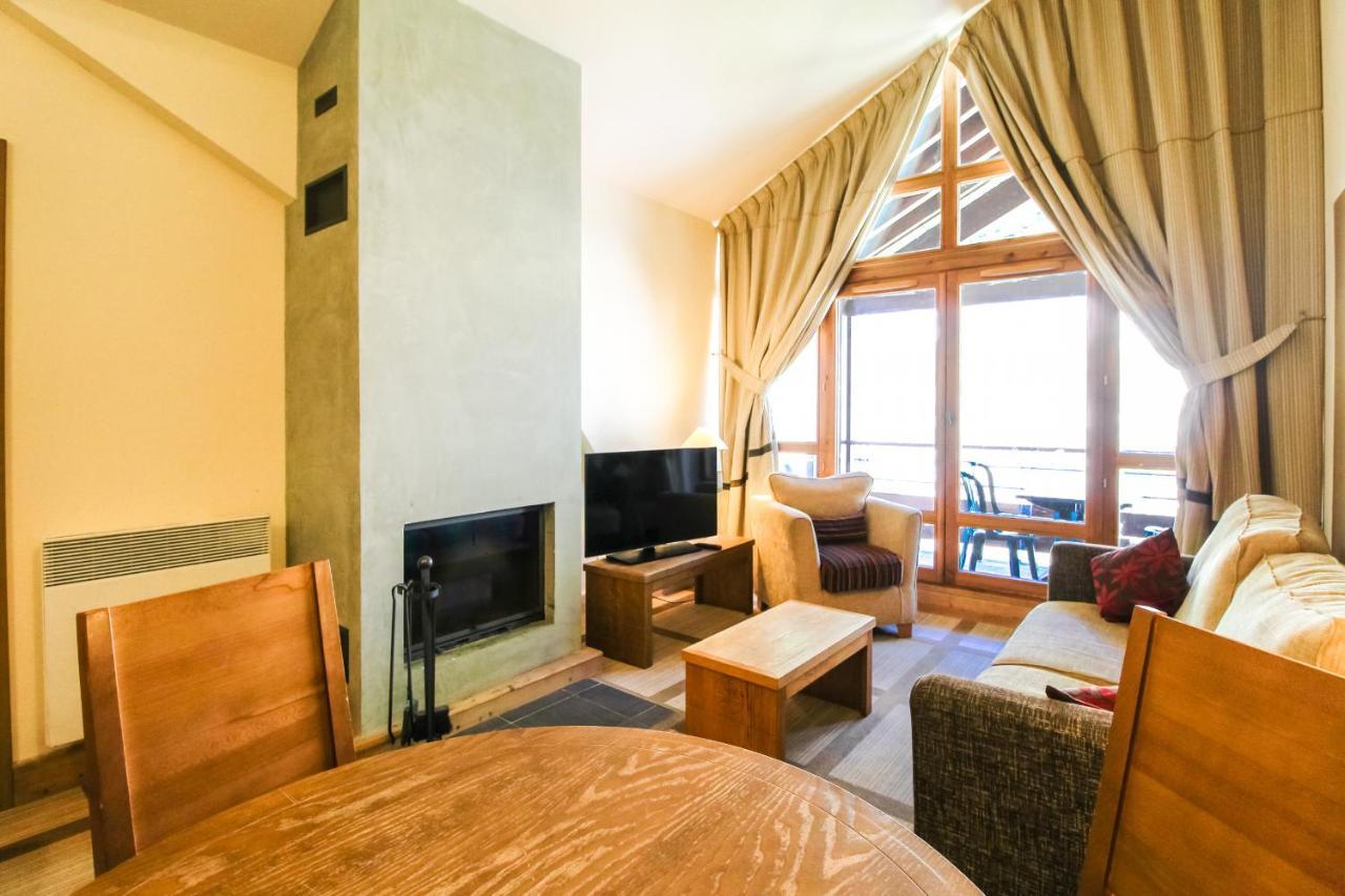 Les Terrasses D'Eos, 1-Bed Apartment With Fireplace, Ski In, Ski Out Flaine Buitenkant foto